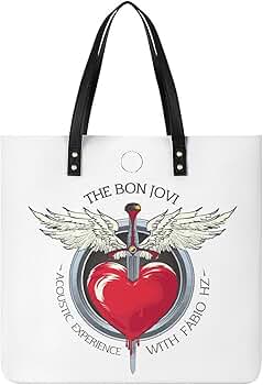 Amazon | [Thx Giving] Bon Joviボン・ジョヴィ トートバッグ PUレザー